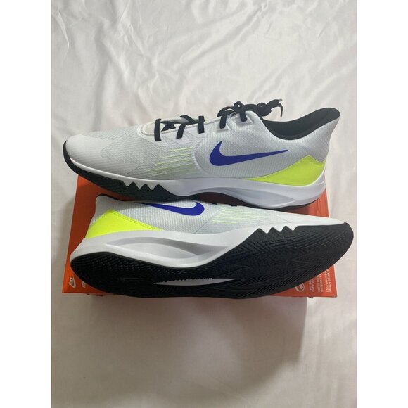 New Mens Size 14 White Nike Precision V Basketball Shoes CW3403 100 main image 12